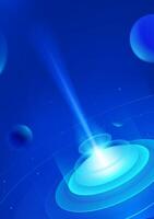 Techno style vertical illustration abstract background vector