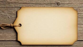 vintage grunge blank background old label tags sign vintage note tag blank paper paper note photo