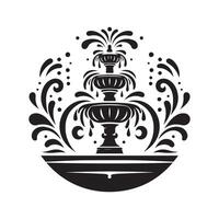 artificial fuente negro gráfico para marca vector