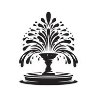 personalizable artificial fuente negro diseño vector