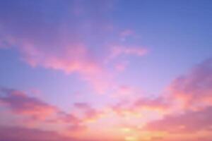 Sunset sky with clouds in beautiful colors background. Red Cloud On Sky Sunset. Beautiful view. vector