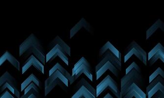 Technology abstract background with dark blue arrows vector