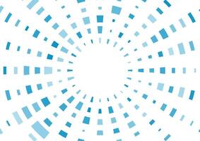 Bright blue tech abstract circular minimal background vector