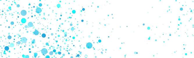 Shiny sparkling blue particles on white background vector