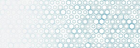 Geometric minimal background with abstract linear hexagons grid vector