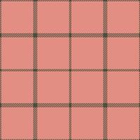 Retro Seamless Tartan in Cool Charcoal Grey tones Textile Design vector