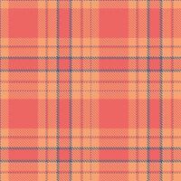 Retro Seamless Tartan in Cool Denim tones Textile Design vector