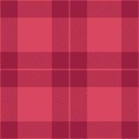 Retro Seamless Tartan in Rich Faded Red tones Textile Design vector