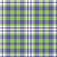 Retro Deep Light Indigo Seamless Tartan Textile Design vector