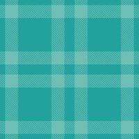 Retro Pale Sea Seamless Tartan Textile Design vector