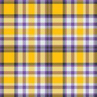 Metallic Deep Lavender and Deep Light Grey Seamless Tartan Textile Design vector
