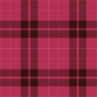 Dark Deep Rose and Deep Pinkish Seamless Tartan Textile Design vector