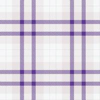 Retro Seamless Tartan in Deep Light Grey tones Textile Design vector