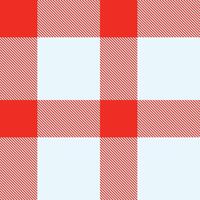 Light Fire Engine Red Seamless Tartan with Smoky Pale Grey accents Textile Design vector
