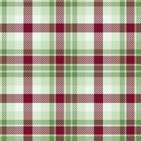 Retro Dusty Eggshell Seamless Tartan Textile Design vector