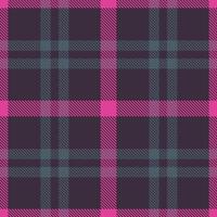 Dark Dark and Soft Slate Seamless Tartan Textile Design vector