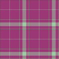 Retro Seamless Tartan in Vivid Red Violet tones Textile Design vector
