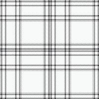 Metallic Charcoal Grey Seamless Tartan with Iridescent Pale Grey accents Textile Design vector