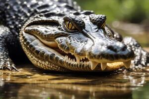 alligator american portrait armoring shielded wildlife life reptile tail shield nature calm strong looking predator carnivore gator fauna colourful posture big reptilia pattern photo