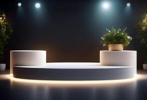 background splay mockup illustration empty podium image rendering product 3D space natural poduim abstract background banner beauty copy space cosmetic cosmetic creative design display empty photo