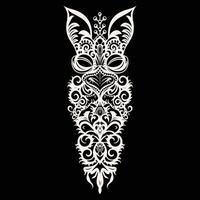Baroque Style Floral Scrollwork vector
