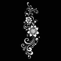 Leaf and Feather Pattern design vector
