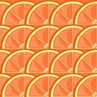 Seamless citrus pattern with grapefruit slices vector