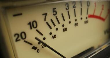 An analog meter is shown with the numbers on it video