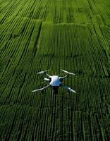 tech green driven smart drone spraying eco farming fly agriculture electric aerial data energy agritech fertilizer new agricultural automation photo