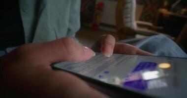 A person using a cell phone with a keyboard video