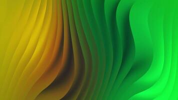 Abstract wave form a vibrant and dynamic abstract image featuring flowing wave-like patterns in shades of yellow and green, creating a sense of movement and depth. video