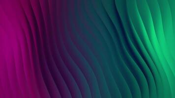 Abstract wavy lines a mesmerizing display of abstract art, featuring flowing, wavy lines in shades of green, purple, and blue creating a sense of movement, depth, and visual intrigue. video