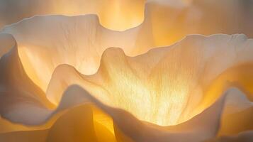 Warm light shining through a textured white surface photo