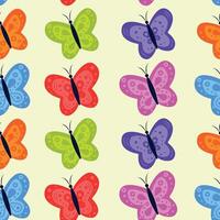 seamless pattern with bright butterflies.Beautiful bright butterflies. Background for fabrics, textiles, prints and invitations. illustration vector