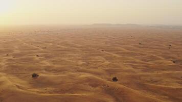 The sun is setting over the desert in the middle of the desert video
