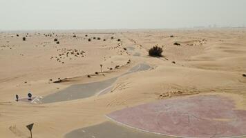 A view of the desert from above video