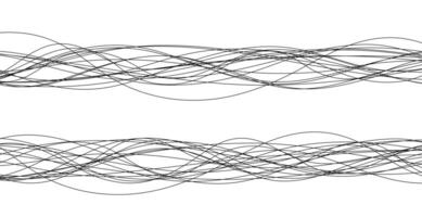 Lines wave abstract smooth background vector