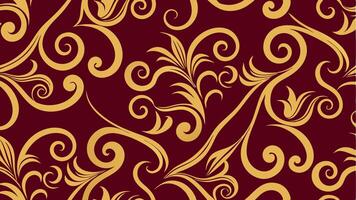 Elegant Luxury Golden Swirl Pattern with Ornate Details for Premium Backgrounds and Print vector