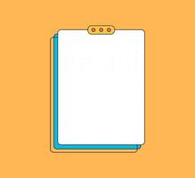 Minimalist Note with Dot Pattern vector