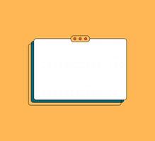 Minimal Notepad with Soft Dots vector