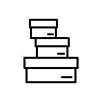 Wide size package sorting stack vector