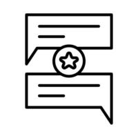 Important messages or conversations are marked with a star vector