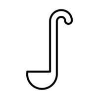 Deep Ladle for Soup and Sauce Serving vector