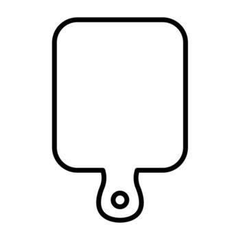 Portable Cutting Board with Handle for Easy Use vector