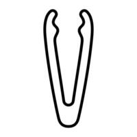 Kitchen Tongs for Gripping, Turning, and Serving vector