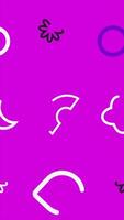 Seamless Pattern Abstract Animated Background video