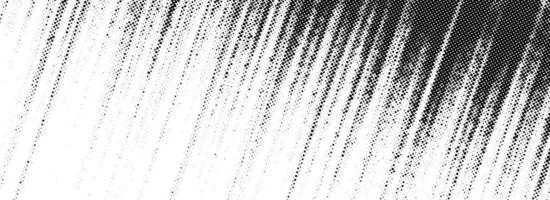 Grunge halftone scratch line background. Fading grit noise texture. Dotted pop art sandy wallpaper. Retro diagonal pixel stripe backdrop. Anime or manga style comic overlay. Slanted surface vector
