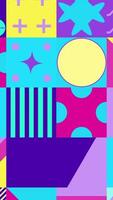 Pop And Colorful Abstract Background video