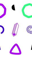 Color Random Seamless Pattern Loop Background video