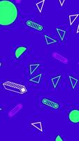 Color Random Seamless Pattern Loop Background video